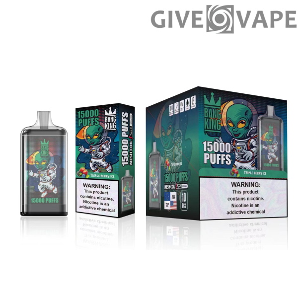 Bang King 15000 Puffs 0% 2% 3% 5% Vape desechable recargable con nicotina al por mayor - GiveVape - 20