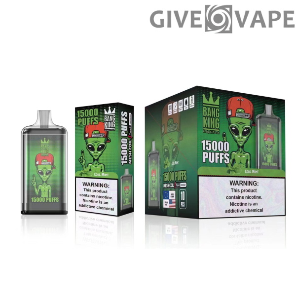 Bang King 15000 Puffs 0% 2% 3% 5% Vape desechable recargable con nicotina al por mayor - GiveVape - 6