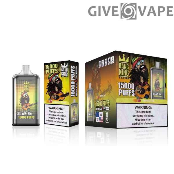 Bang King 15000 Puffs 0% 2% 3% 5% Vape desechable recargable con nicotina al por mayor - GiveVape - 17