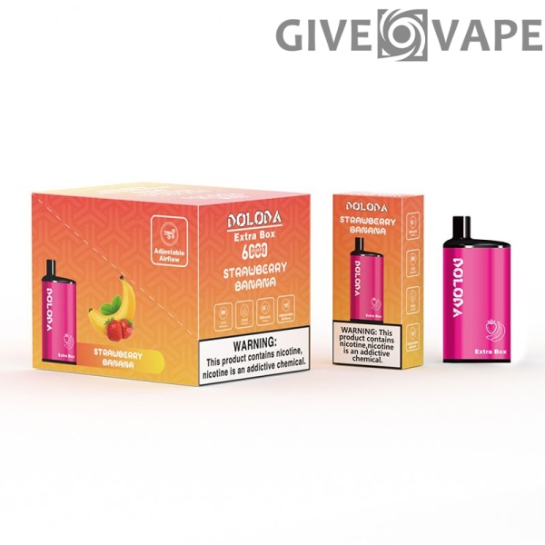 DOLODA Extra Box 6000 šluků 2% 5% Nikotinová dobíjecí jednorázová vape velkoobchod – GiveVape – 2