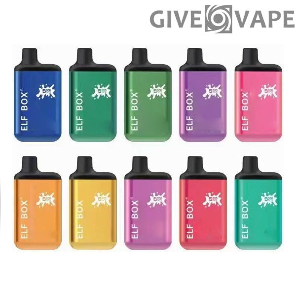 ELF BOX 5500 Disposable Vape 5500 Puffs Authentic E Cigarett Penna Partihandel - GiveVape - 2