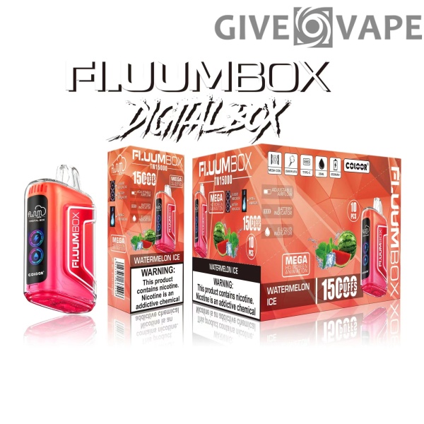 FluuM Digital Box TN 15000 Puffs 0% 2% 3% 5% Nicotina Recargable Vape Pen Pods Cigarrillo electrónico al por mayor - GiveVape - 7