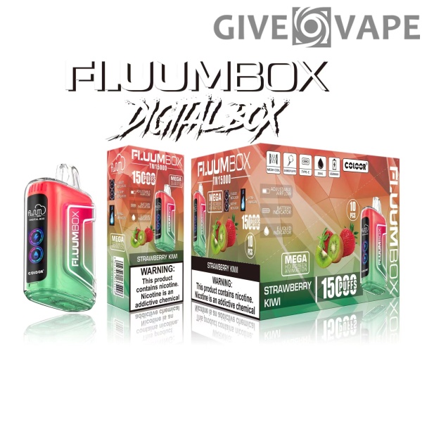FluuM Digital Box TN 15000 Puffs 0% 2% 3% 5% Nicotina Recargable Vape Pen Pods Cigarrillo electrónico al por mayor - GiveVape - 6