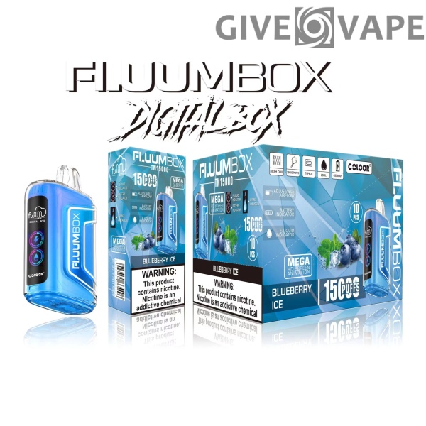 FluuM Digital Box TN 15000 Puffs 0% 2% 3% 5% Nicotina Recargable Vape Pen Pods Cigarrillo electrónico al por mayor - GiveVape - 4