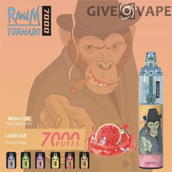 RandM Tornado 7000 Puffs 0% 2% 3% 5% Nicotina Vape de unică folosință Comerț cu ridicata - GiveVape - 5