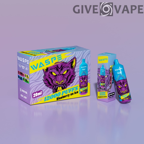 WASPE 12000 PUFFS 0% 2% 3% 5% Vape descartável de nicotina atacado - GiveVape - 12