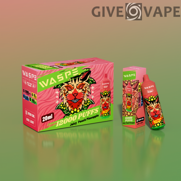WASPE 12000 PUFFS 0% 2% 3% 5% Vape descartável de nicotina atacado - GiveVape - 2