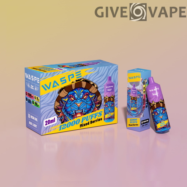 WASPE 12000 PUFFS 0% 2% 3% 5% Vape descartável de nicotina atacado - GiveVape - 5