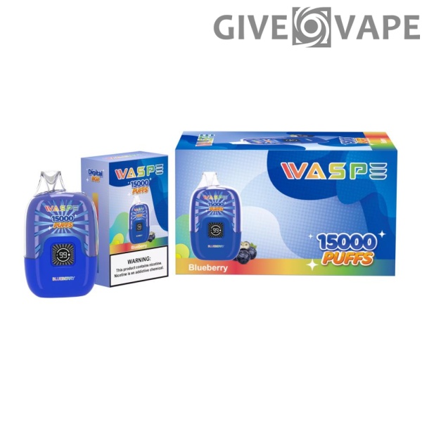 Cutie digitală WASPE 15000 PuffS 0% 2% 3% 5% Vape de unică folosință cu nicotină Comerț cu ridicata - GiveVape - 9