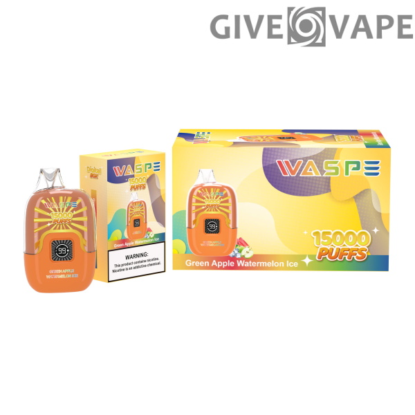 Cutie digitală WASPE 15000 PuffS 0% 2% 3% 5% Vape de unică folosință cu nicotină Comerț cu ridicata - GiveVape - 11