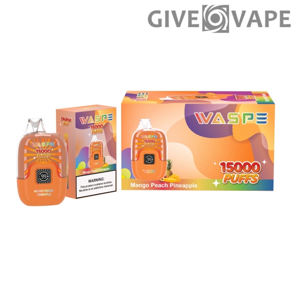 Cutie digitală WASPE 15000 PuffS 0% 2% 3% 5% Vape de unică folosință cu nicotină Comerț cu ridicata - GiveVape - 12