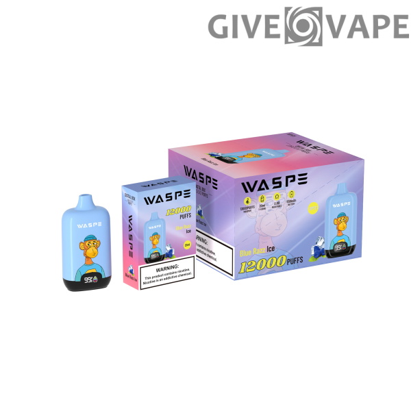 WASPE 12000 PUFFS Digital Box 0% 2% 3% 5% Nicotine Disposable Vape Wholesale - GiveVape - 7