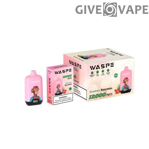 WASPE 12000 PUFFS Digital Box 0% 2% 3% 5% Nicotine Disposable Vape Wholesale - GiveVape - 4