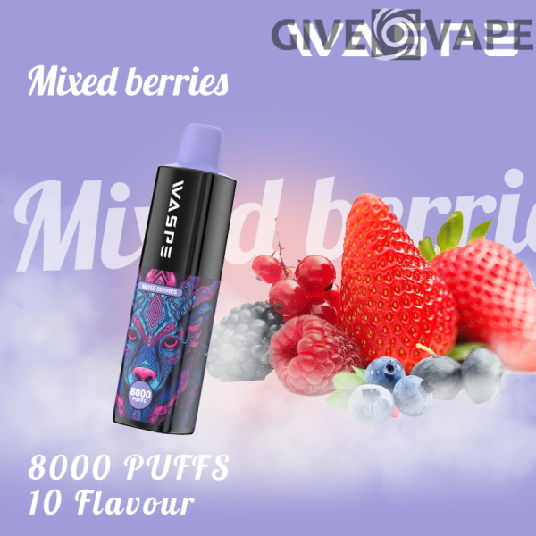 WASPE 8000 PUFFS 0% 2% 3% 5% Vape de unică folosință cu nicotină Comerț cu ridicata - GiveVape - 8