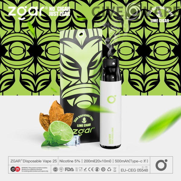 ZGAR ZG25 3000 Puffs 5% Nikotin újratölthető eldobható tok nagykereskedés - GiveVape - 9