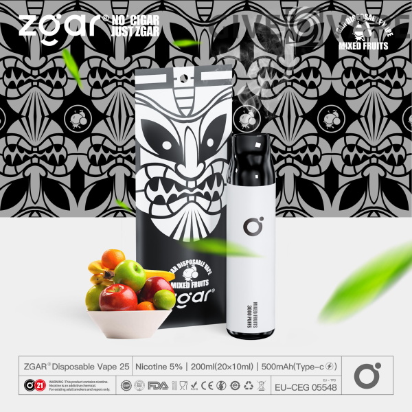 ZGAR ZG25 3000 Puffs 5% Nikotin újratölthető eldobható tok nagykereskedés - GiveVape - 7