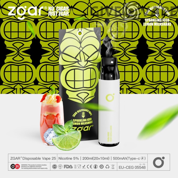 ZGAR ZG25 3000 Puffs 5% Nikotin újratölthető eldobható tok nagykereskedés - GiveVape - 3