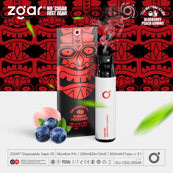 ZGAR ZG25 3000 Puffs 5% Nikotin újratölthető eldobható tok nagykereskedés - GiveVape - 16