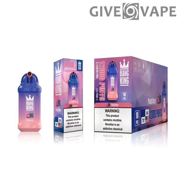 Bang King 12000 Puffs 0% 2% 3% 5% Vape desechable recargable con nicotina al por mayor - GiveVape - 14