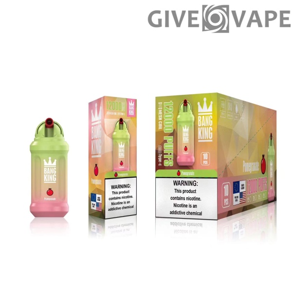 Bang King 12000 Puffs 0% 2% 3% 5% Vape desechable recargable con nicotina al por mayor - GiveVape - 16