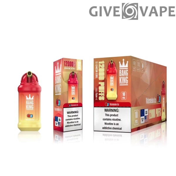 Bang King 12000 Puffs 0% 2% 3% 5% Vape desechable recargable con nicotina al por mayor - GiveVape - 6