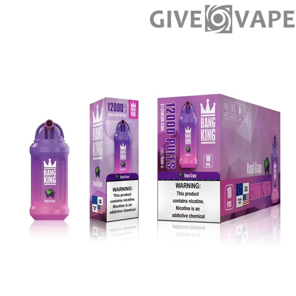 Bang King 12000 Puffs 0% 2% 3% 5% Vape desechable recargable con nicotina al por mayor - GiveVape - 11