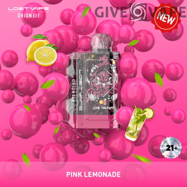 Lost Vape Orion Bar 7500 Puffs 5% Vente en gros de vape jetable rechargeable à la nicotine - GiveVape - 7