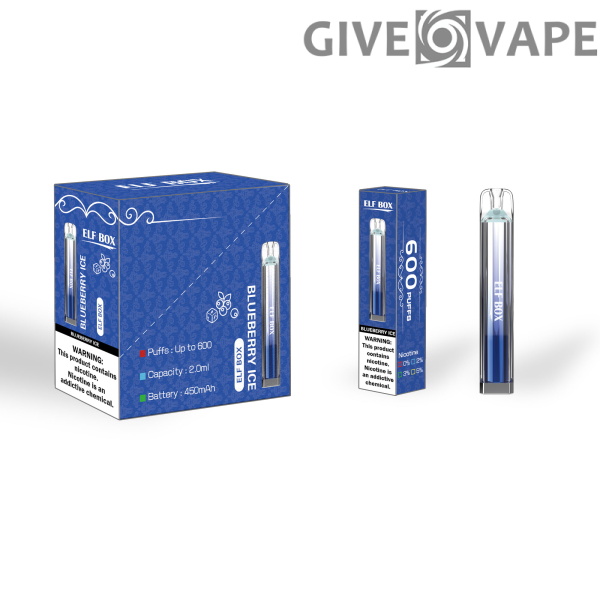 ELF BOX 600 Puffs 2% Caneta Vape Descartável de Nicotina Atacado - GiveVape - 8