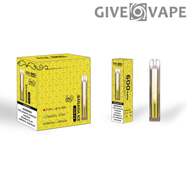 ELF BOX 600 Puffs 2% Caneta Vape Descartável de Nicotina Atacado - GiveVape - 13