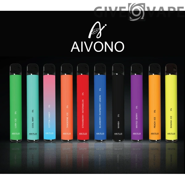 AIVONO AIM PLUS 800 Puff-uri 0% 2% 5% Stilo vape reîncărcabil de unică folosință cu conținut scăzut de nicotină Cumpărați cu ridicata - GiveVape - 1