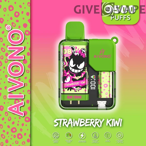 AIVONO AIM TANK 9500 Puffs 0% 2% 3% 5% Stylo vape jetable rechargeable à faible teneur en nicotine en vrac Acheter en gros - GiveVape - 16