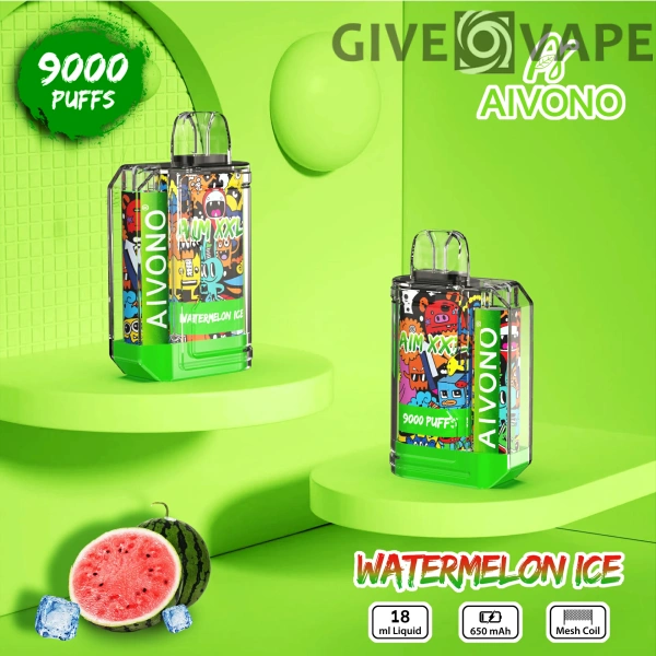 AIVONO AIM XXL 9000 Puffs 0% 2% 3% 5% Low Nicotine Rechargeable Disposable Vapes Pen Bulk Buy Wholesale - GiveVape - 2