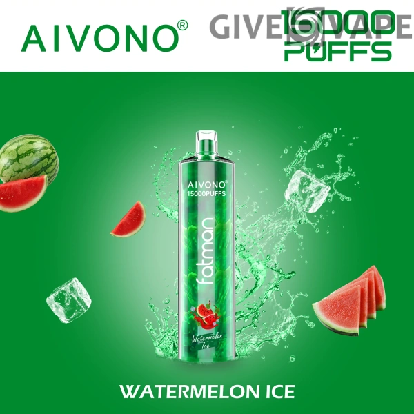 AIVONO FATMAN 15000 Puffs 0% 2% 3% 5% Перезаряжаемые одноразовые ручки для электронных сигарет с низким содержанием никотина. Купить оптом - GiveVape - 6