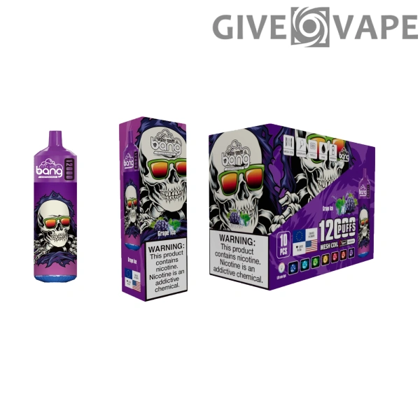 Bang 12000 Puffs 0% 2% 3% 5% Low Nicotine Rechargeable Disposable Vapes Pen Bulk Buy Wholesale - GiveVape - 11