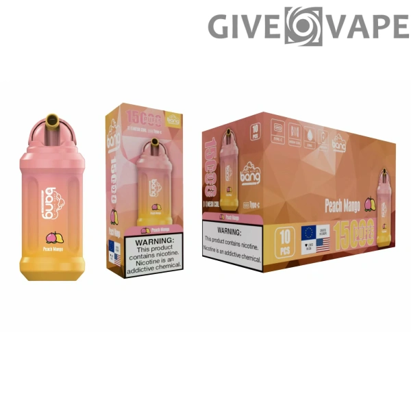 Bang 15000 Puffs 0% 2% 3% 5% Vapes desechables recargables con bajo contenido de nicotina Compra a granel al por mayor - GiveVape - 13
