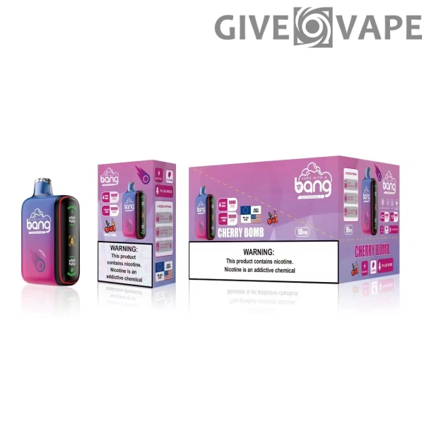 Bang 18000 Puffs Dual Mesh Digital Box 0% 2% 3% 5% Low Nicotine Rechargeable Disposable Vapes Pen Bulk Buy Wholesale - GiveVape - 12