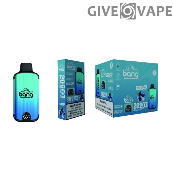 Bang Vape 20000 Puffs Dual Mesh 0% 2% 3% 5% Светодиодный дисплей с низким содержанием никотина Перезаряжаемый оптом Купить одноразовую ручку для вейпа оптом - GiveVape - 2