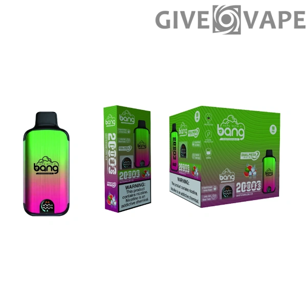 Bang Vape 20000 Puffs Dual Mesh 0% 2% 3% 5% Светодиодный дисплей с низким содержанием никотина Перезаряжаемый оптом Купить одноразовую ручку для вейпа оптом - GiveVape - 3