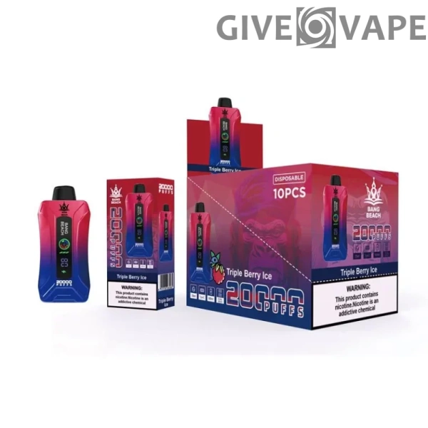 Bang Beach 20000 de pufături 0% 2% 3% 5% Stilo vape reîncărcabil de unică folosință cu conținut scăzut de nicotină Cumpărați cu ridicata - GiveVape - 4