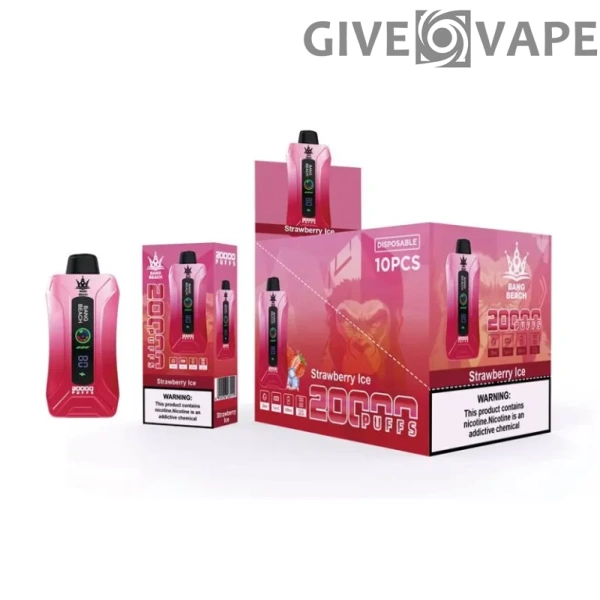 Bang Beach 20000 Puff-uri 0% 2% 3% 5% Stilo vape reîncărcabil de unică folosință cu conținut scăzut de nicotină Cumpărați cu ridicata - GiveVape - 2