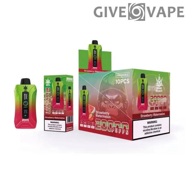 Bang Beach 20000 de pufături 0% 2% 3% 5% Stilo vape reîncărcabil de unică folosință cu conținut scăzut de nicotină Cumpărați cu ridicata - GiveVape - 3
