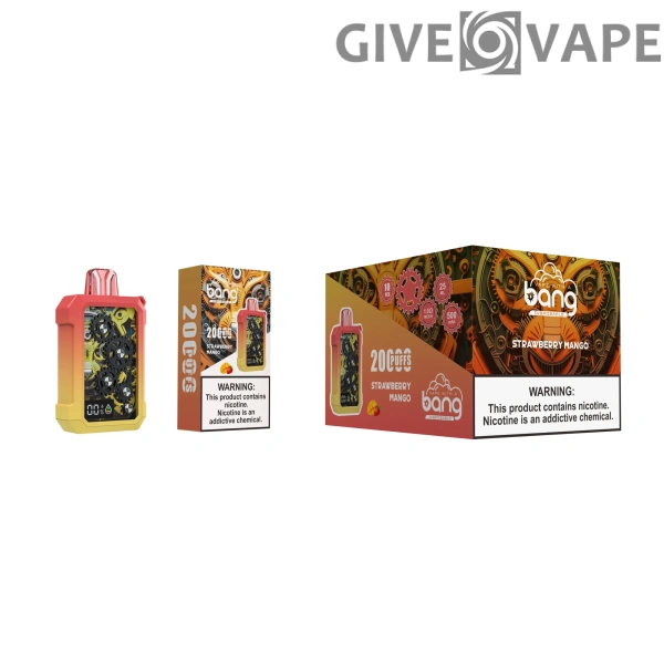 Bang Gear Tick Tock 20000 Rookwolken 0% 2% 3% 5% Oplaadbare wegwerpvapes-pen met laag nicotinegehalte Bulk Koop groothandel - GiveVape - 6