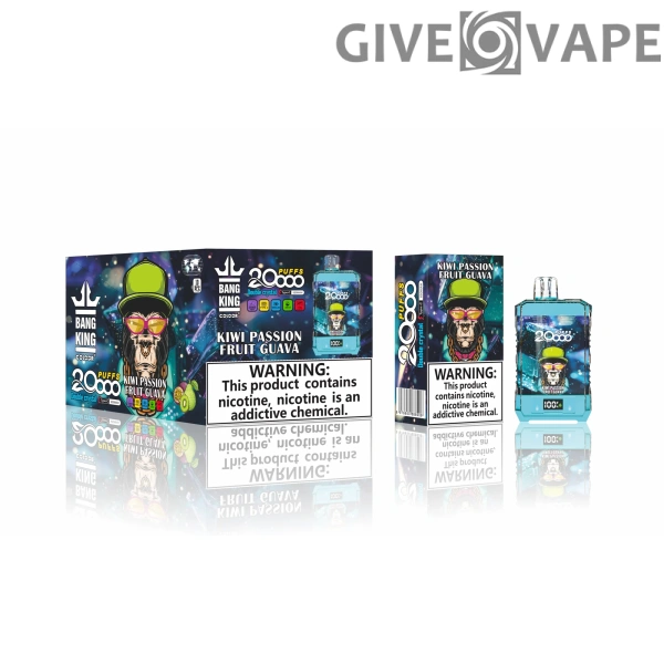 Bang King Double Crystal 20000 Puff-uri 0% 2% 3% 5% Low Nicotina Reincarable Vapes Pen vrac Cumpărați cu ridicata - GiveVape - 2