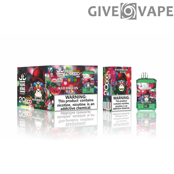 Bang King Double Crystal 20000 Puff-uri 0% 2% 3% 5% Low Nicotina Reincarable Vapes Pen vrac Cumpărați cu ridicata - GiveVape - 7
