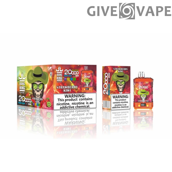 Bang King Double Crystal 20000 Puff-uri 0% 2% 3% 5% Low Nicotina Reincarable Vapes Pen vrac Cumpărați cu ridicata - GiveVape - 5
