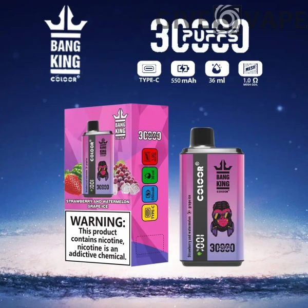 Bang King 30000 de pufuri cu aromă dublă 0% 2% 3% 5% Stilo vape reîncărcabil de unică folosință cu conținut scăzut de nicotină Cumpărați cu ridicata - GiveVape - 11