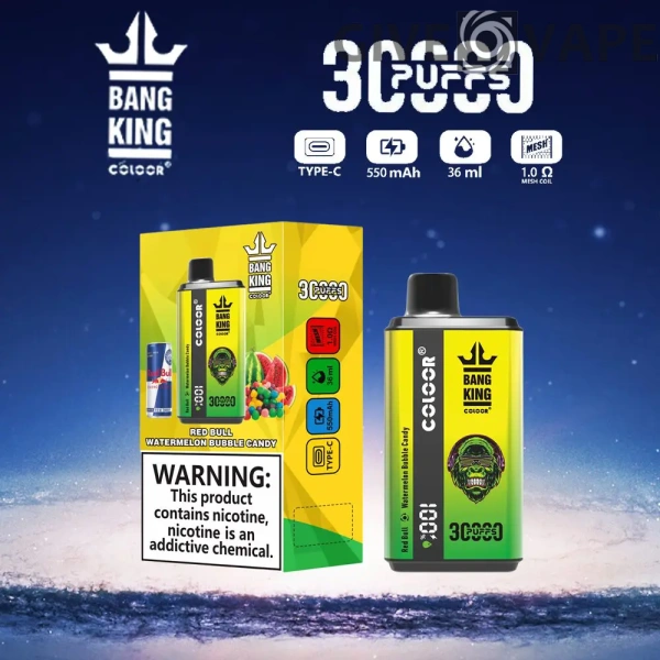 Bang King 30000 de pufuri cu aromă dublă 0% 2% 3% 5% Stilo vape reîncărcabil de unică folosință cu conținut scăzut de nicotină Cumpărați cu ridicata - GiveVape - 3