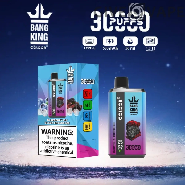 Bang King 30000 de pufuri cu aromă dublă 0% 2% 3% 5% Stilo vape reîncărcabil de unică folosință cu conținut scăzut de nicotină Cumpărați cu ridicata - GiveVape - 12