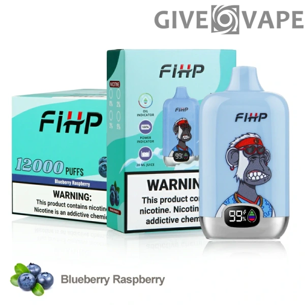 FIHP 12000 Puffs 2% 5% Stylo vape jetable rechargeable à faible teneur en nicotine Acheter en gros - GiveVape - 11