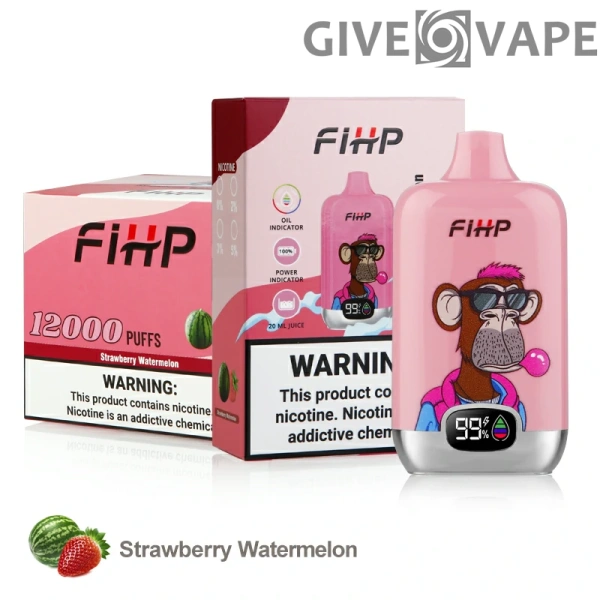 FIHP 12000 Puffs 2% 5% Stylo à vape jetable rechargeable à faible teneur en nicotine Acheter en gros - GiveVape - 5